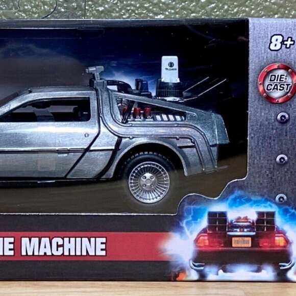 Jada Toys Back To The Future ll Time Machine Hollywood Rides 1/32 Model NIP 2022 - Picture 2 of 10
